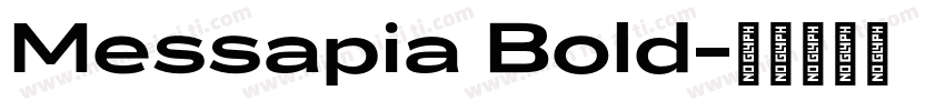 Messapia Bold字体转换